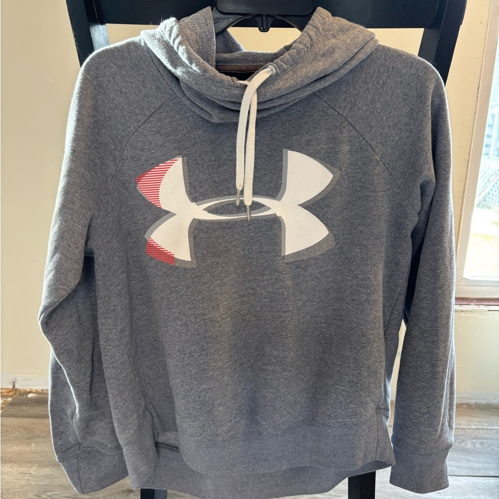 Under Armour Gray Hoodie with Logo